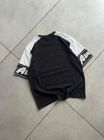 ECHO RAGLAN TEE - BLACK