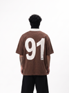 RUGBY POLO - BROWN