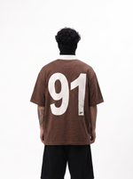 RUGBY POLO - BROWN