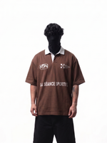 RUGBY POLO - BROWN