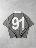 RUGBY POLO - GREY