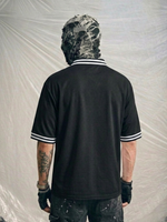 STRYKE FOOTBALL POLO - BLACK