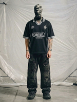 STRYKE FOOTBALL POLO - BLACK