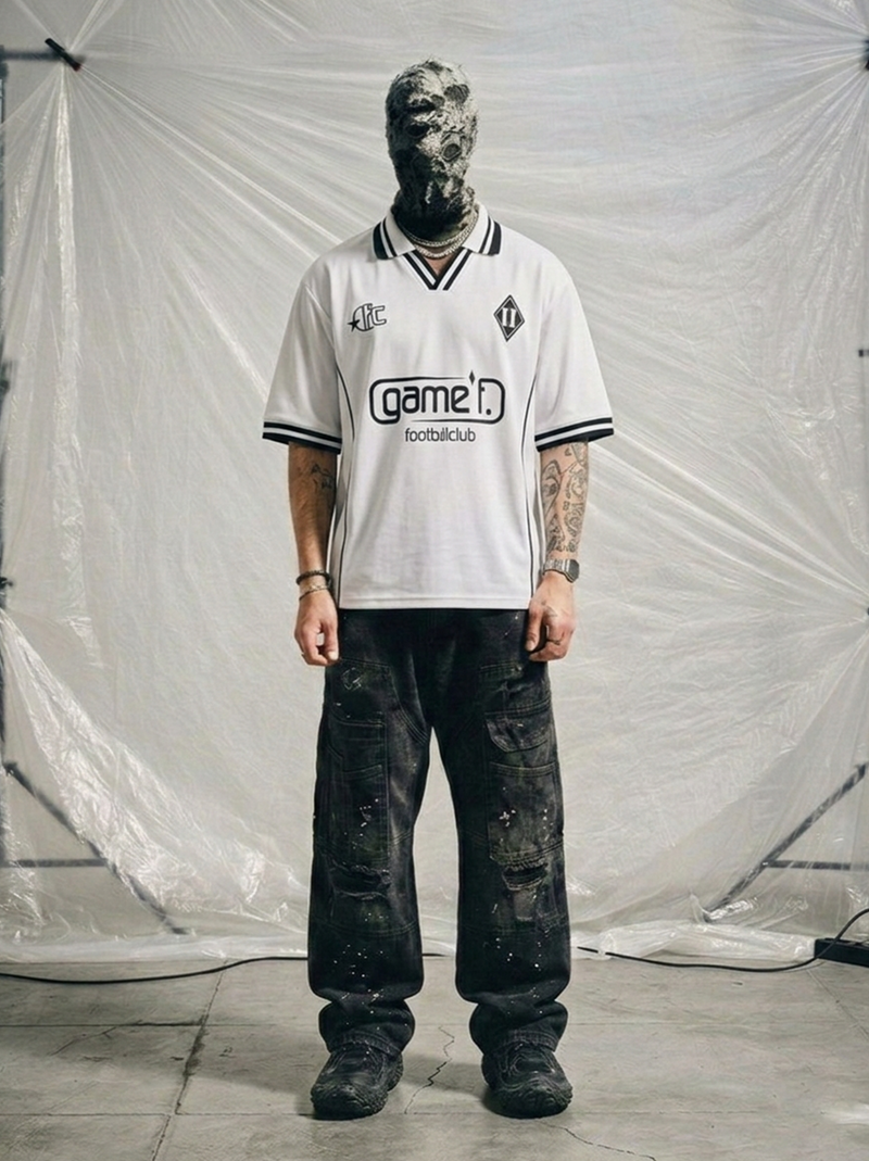STRYKE FOOTBALL POLO - WHITE