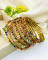 Indian Style Antique Multi Bangles Set for Women – Fancy Traditional Chooriyan Set