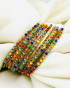 Indian Style Antique Multi Bangles Set for Women – Fancy Traditional Chooriyan Set