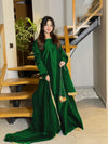 3 Piece Sharara Dress for Women – Long Flare Sharara with Dori Shirt & Organza Dupatta (Elegant Festive Wear)