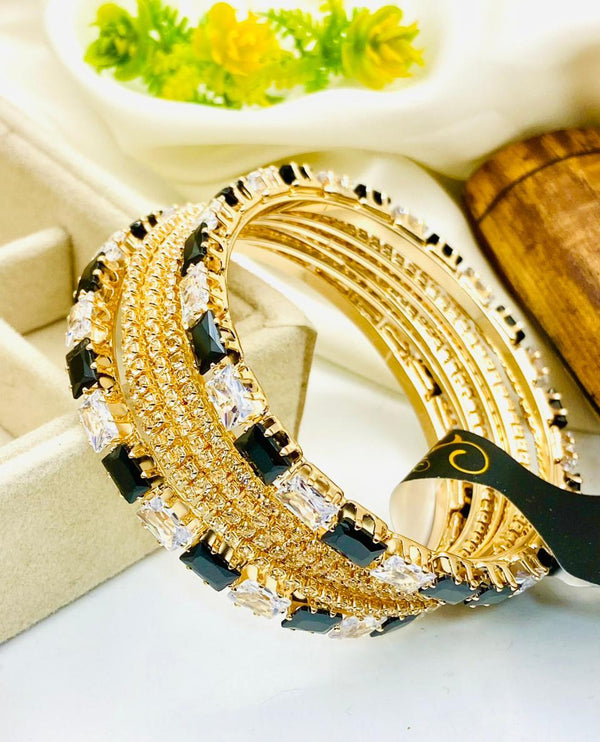 Gold Plated Full Zircon Choriyan Set for Women